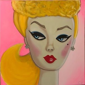Barbie painting